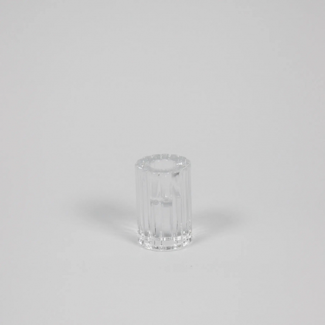Una glasljusstake H8 cm - clear