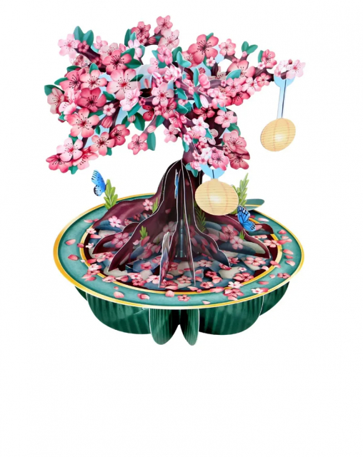 Cherry Blossom piruett-kort