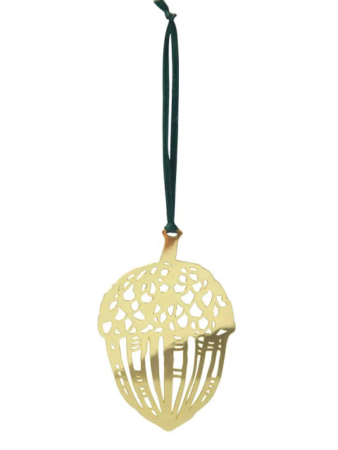 Juldekoration Ekollon - guld