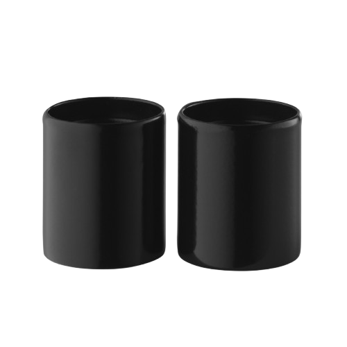 String gavelförlängare, 2-pack - svart