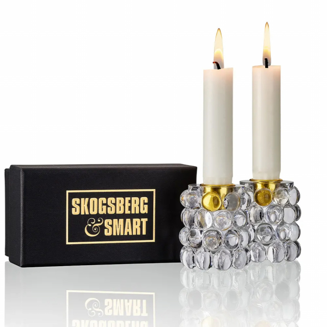 Hurricane Boule ljuslyktor, petite - clear