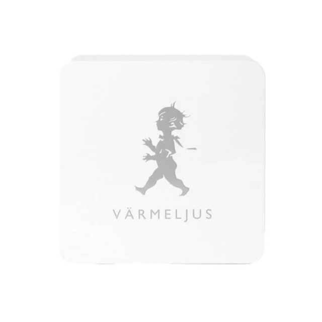Värmeljuslåda - högblank vit
