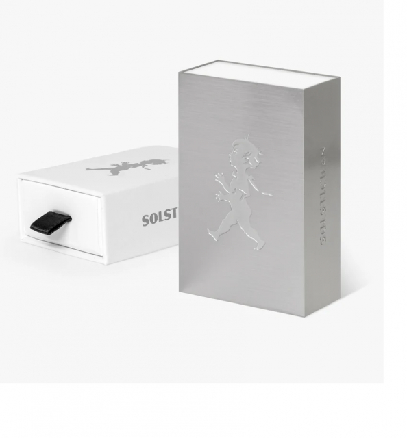 Tändsticksfodral - silver