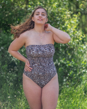 Camilla Läckberg baddräkt - leopard