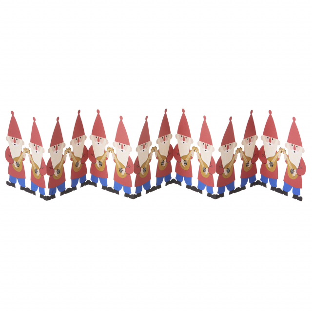 Gnomes girlang - red