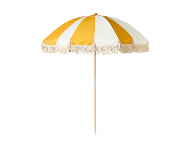 Girasol parasoll Ø 2,1 m - stripe yellow