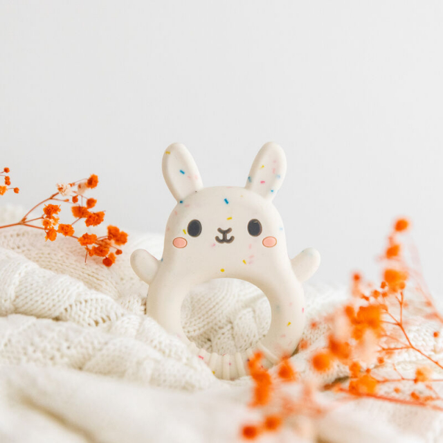 Bitring silikon - bunny