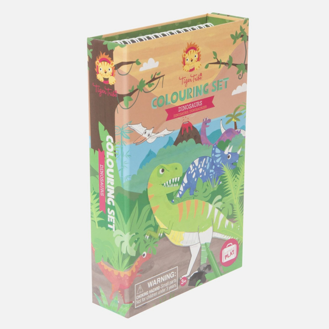 Dinosaur färgläggnings-kit