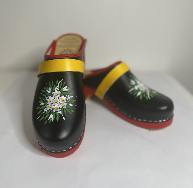 Tofflor - Vit bukett