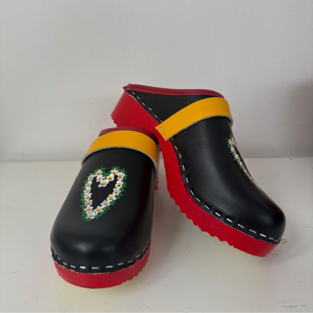 Tofflor - Vitt hjärta 