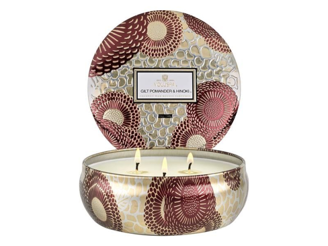 Gilt Pomander & Hinoki doftljus, 3 vekar