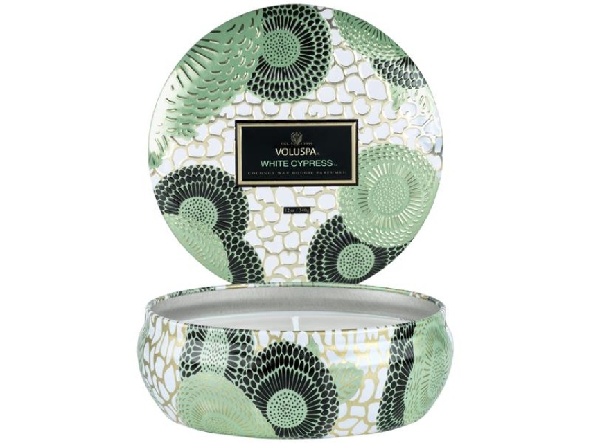 White Cypress doftljus, 3 vekar