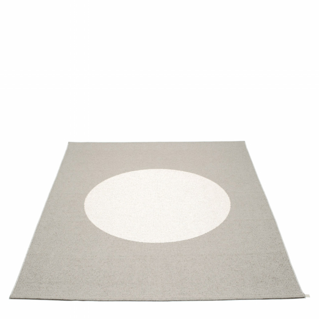 Vera One matta - warm grey/vanilla 180x230 cm