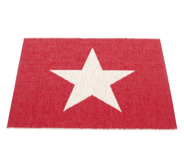 Viggo SMALL ONE matta - red/vanilla 70x90 cm