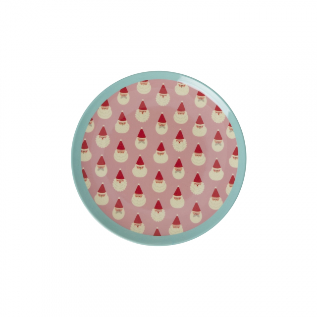 Santa Baby melamin tallrik - soft pink