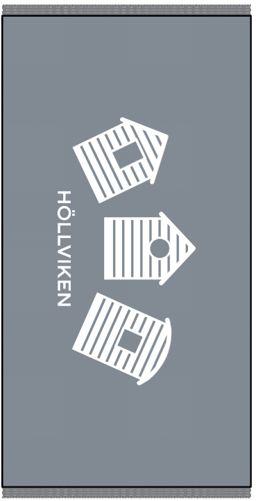Strandhandduk Höllviken - blå