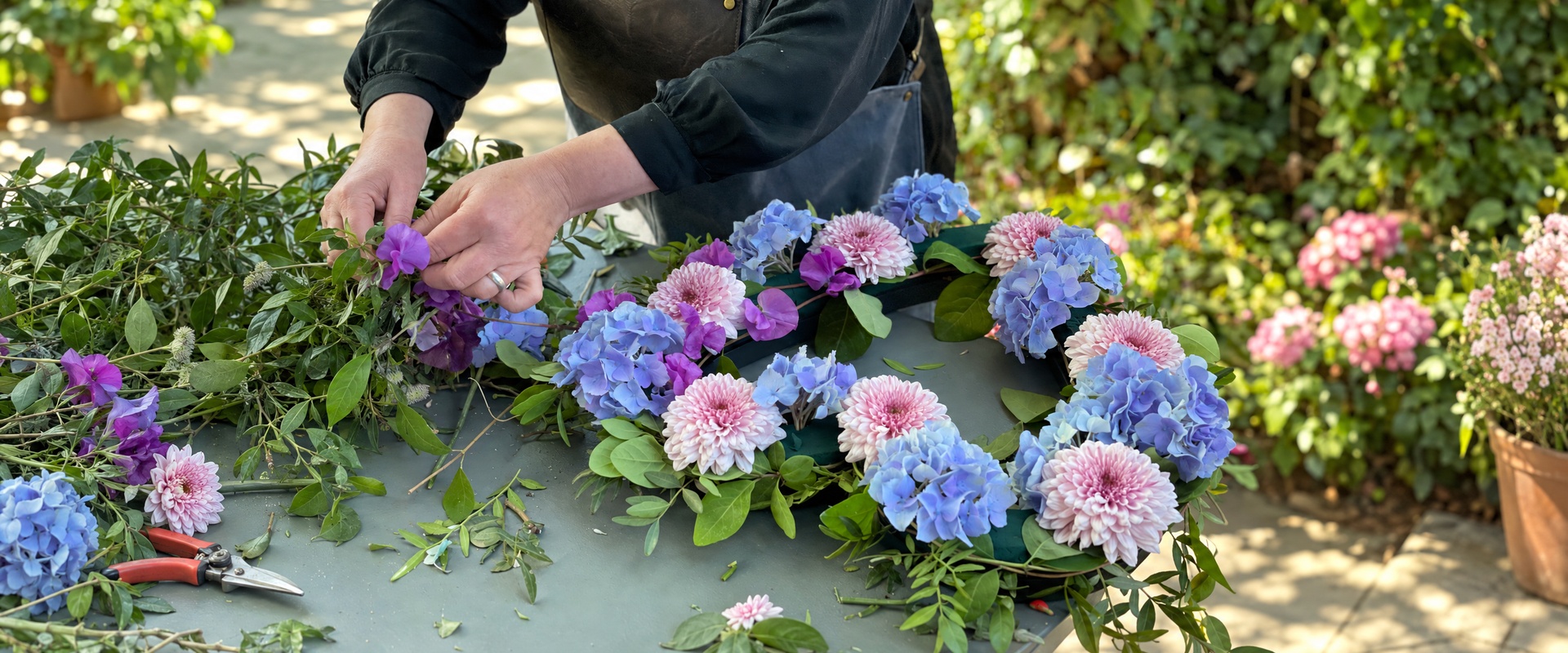 Begravningsblommor från Sommarbodens florister i Höllviken