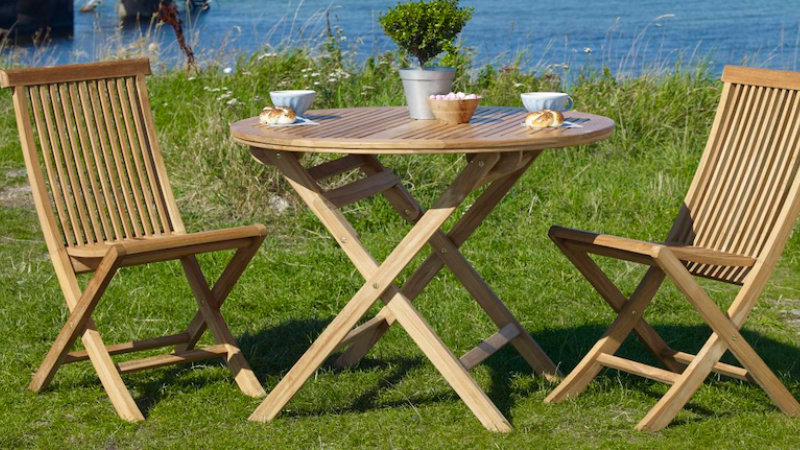 Caféset på balkong