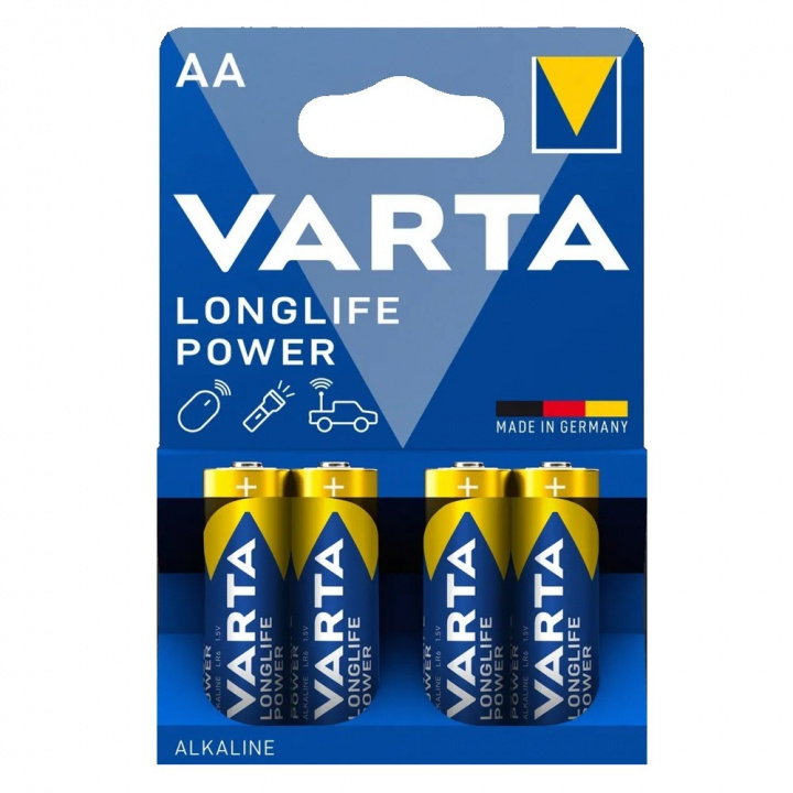 Varta AA batterier, 4-pack i gruppen Inredning / Dekoration / Ljus, Doft & Tillbehör hos Sommarboden i Höllviken AB (0000100)