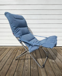 Fiesta soft alu solstol - dusty blue