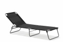 Amigo tx alu solsäng - black