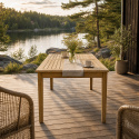Orissa matbord 150x90 cm - teak