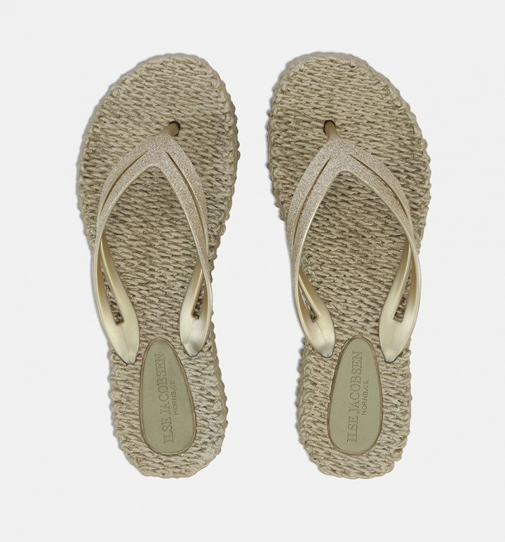 Flip Flops med glitter - platin i gruppen Badkläder / Övrigt / Badtillbehör hos Sommarboden i Höllviken AB (10-CHEERFUL01-780)