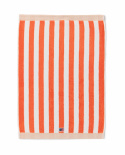 Block Stripe handdukar, flera storlekar - peach melon/white/moonbeam