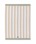 Block Stripe handdukar, flera storlekar - moonbeam/white/vintage green