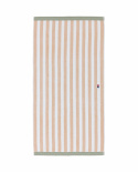 Block Stripe handdukar, flera storlekar - moonbeam/white/vintage green