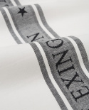 Icons Cotton Star kökshandduk - white/black