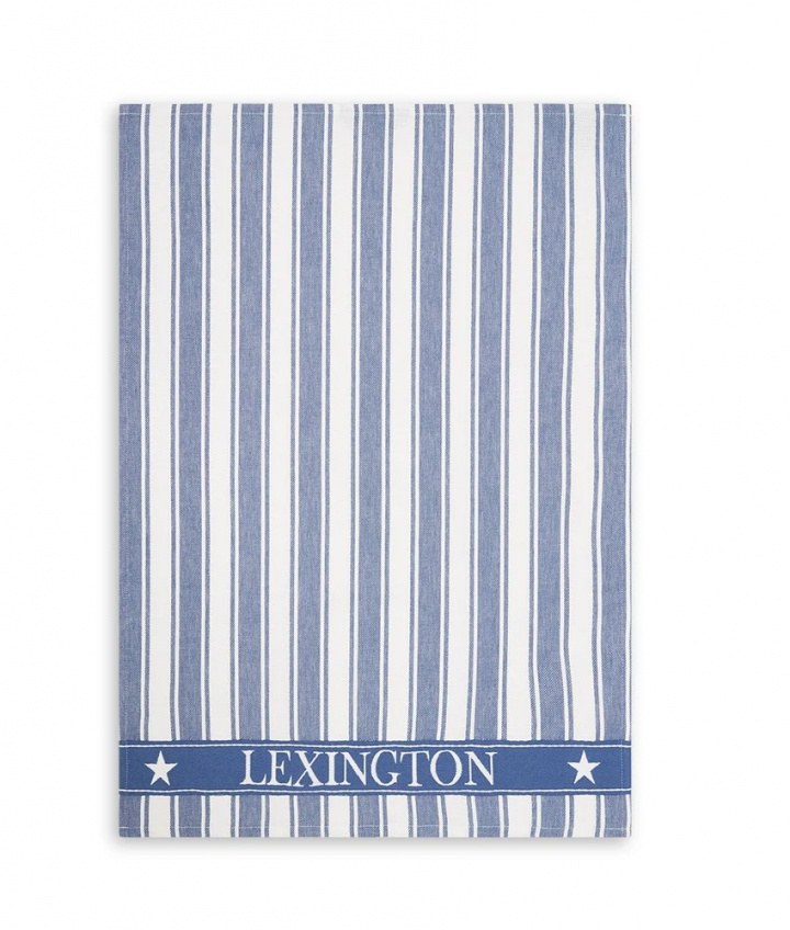 Icons kökshandduk i våfflad bomullstwill - blue/white i gruppen Inredning / Kök & Dukning / Kökstextilier hos Sommarboden i Höllviken AB (10003044-5600)