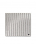 Icons Cotton Herringbone Strip servett - black/white