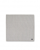 Icons Cotton Herringbone Strip servett - black/white