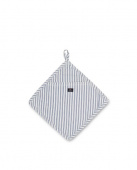Icons Cotton Herringbone Striped grytlapp - blue/white
