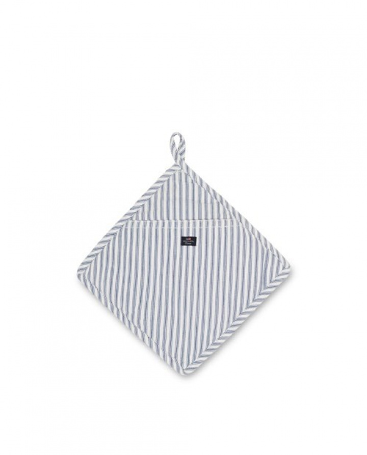 Icons Cotton Striped grytlapp - blue/white i gruppen Inredning / Kök & Dukning / Kökstextilier hos Sommarboden i Höllviken AB (10003063-5600-ONE)