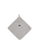 Icons Cotton Striped grytlapp - black/white