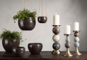 Ljusstake blockljus - multi stone