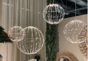 LED-boll  för utomhusbruk El, liten - vamvit 