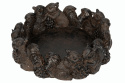 Ekorrar skål Ø 29 cm - brun