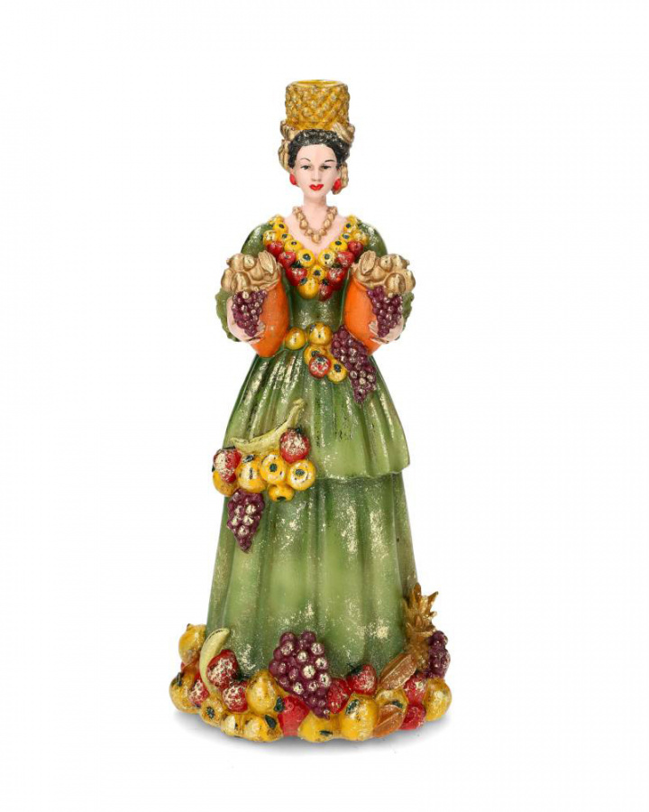 Frida Frukt ljusstake - grön i gruppen Inredning / Dekoration / Ljusstakar & Ljuslyktor hos Sommarboden i Höllviken AB (1005350)