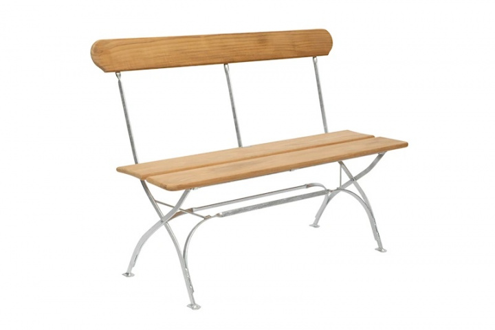 Bryggerisoffa - obehandlad teak/varmförzinkat stativ i gruppen Utemöbler / Material / Teakmöbler / Övrigt - Teakmöbler hos Sommarboden i Höllviken AB (10233)