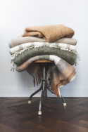Morgan pläd 130x170 cm - beige