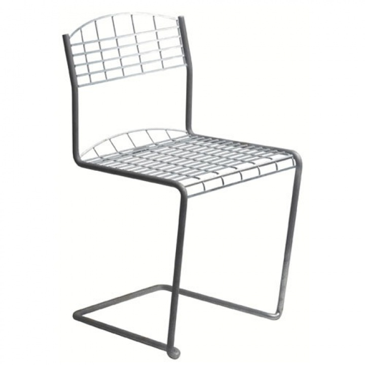 High Tech stol - varmförzinkad i gruppen Utemöbler / Material / Rostfritt stål / Stolar - Rostfritt stål hos Sommarboden i Höllviken AB (10601)