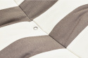 Headdemock Superb m svart stativ - stripe cacao