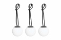 Bolleke lampa mini, 3-pack - anthracite
