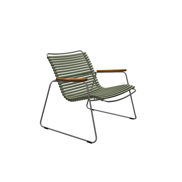 CLICK Roomy loungefåtölj - olive green/grey i gruppen Utemöbler / Fåtöljer & Stolar / Fåtöljer hos Sommarboden i Höllviken AB (10821-7118)