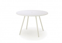 Area matbord Ø 110 cm - white