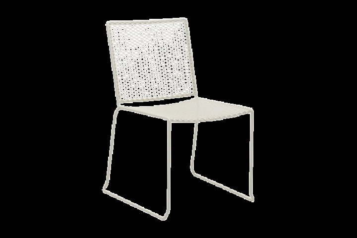 Haru matstol - pearl white i gruppen Utemöbler / Stolar & Trädgårdsstolar / Stolar utan karm hos Sommarboden i Höllviken AB (1121-58)