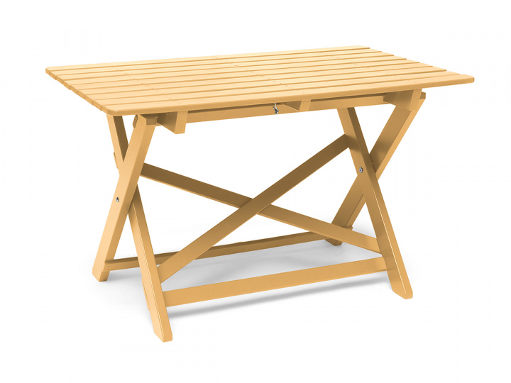 Torpet bord 109x67 H72cm - gyllene ockra i gruppen Utemöbler / Bord / Cafébord hos Sommarboden i Höllviken AB (1122003006)